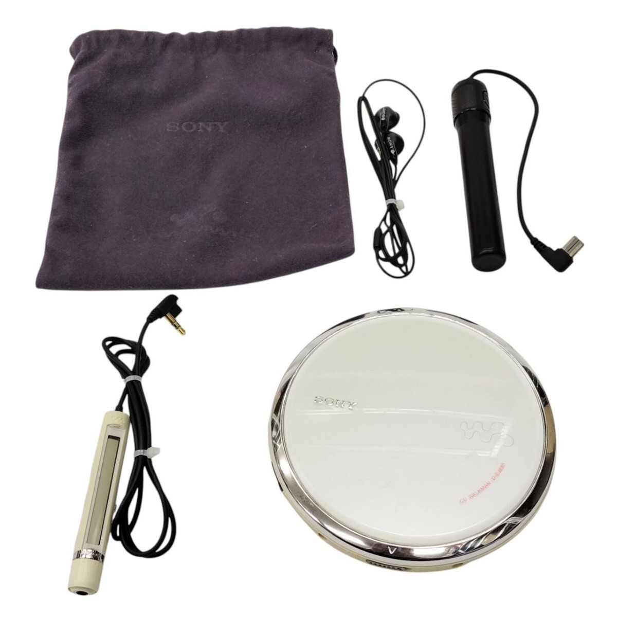 S-05542 ソニー SONY D-EJ885 CDウォークマン ウォークマン 外付けバッテリーケース付 オーディオ機器 通電動作確認済 現状品 訳あり 015