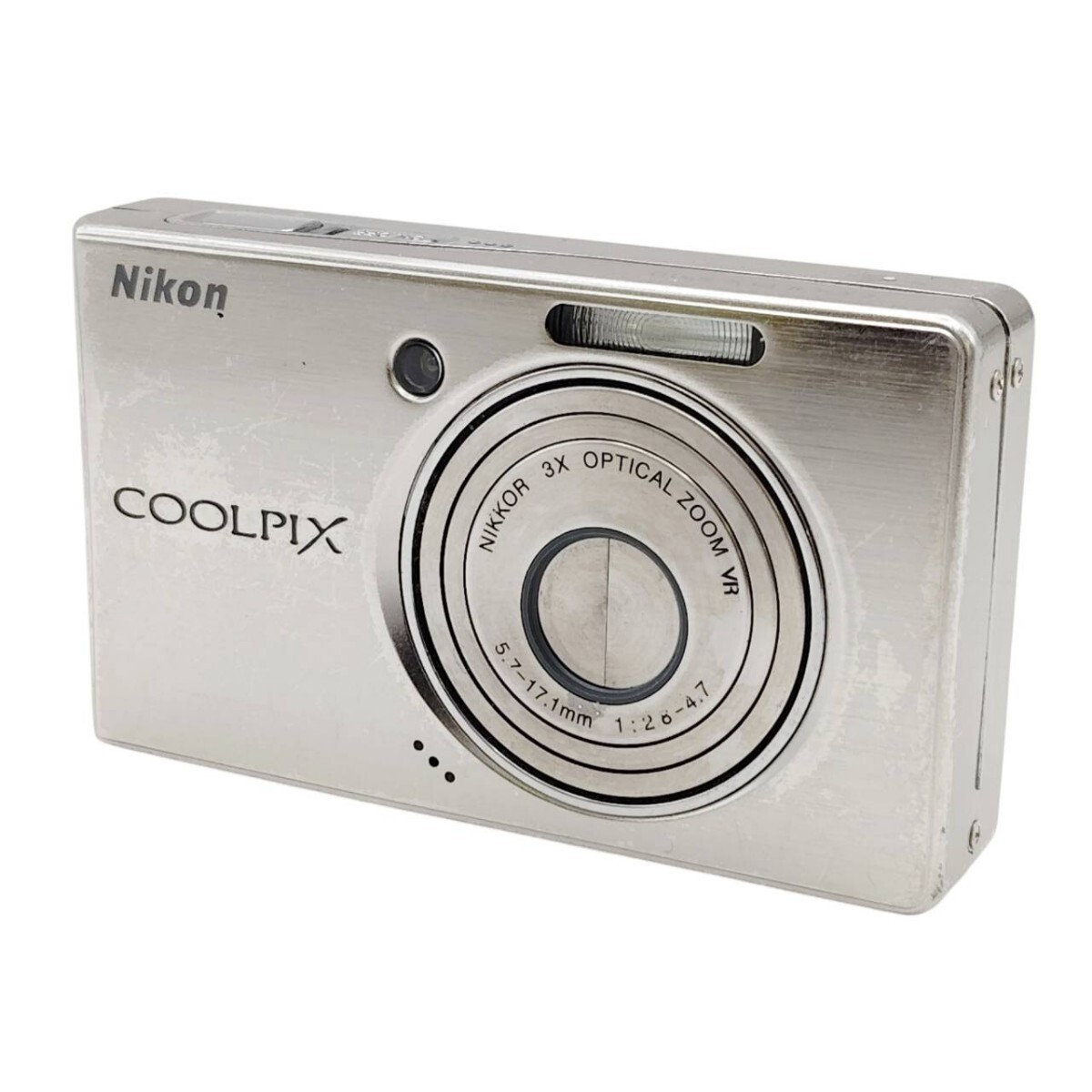 S-05839 ニコン Nikon クールピクセル COOLPIX S510 デジカメ コンパクトデジタルカメラ 810万画素 シルバー 動作未確認 現状品 03 