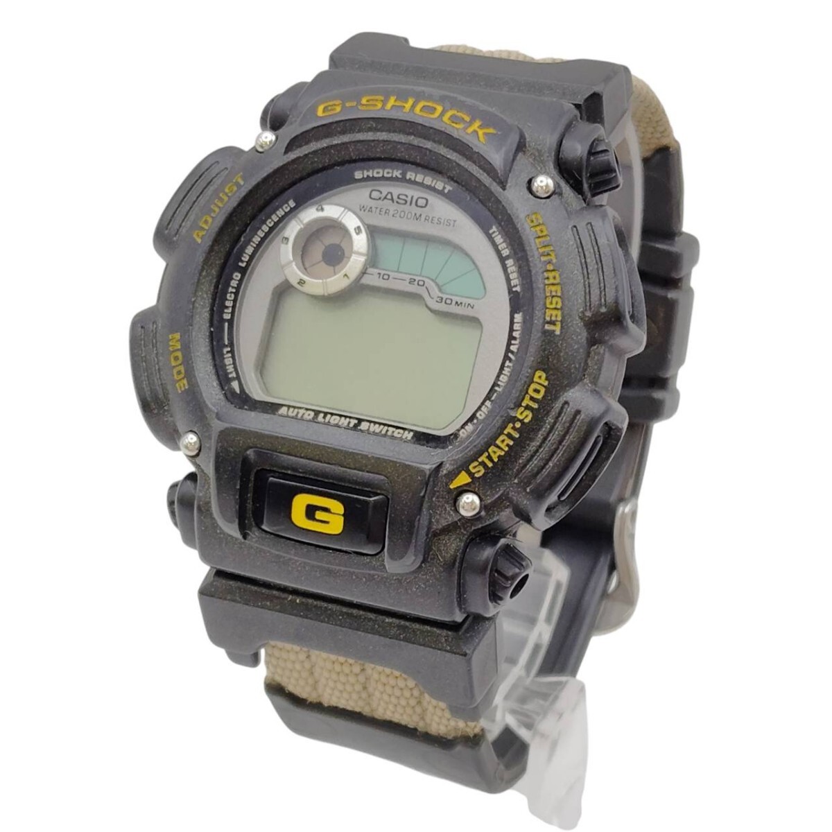 S-05854 CASIO G-SHOCK DW-9000 トリプルクラウン 1997年 オフィシャルモデル 刻印入り 1647 Triple Crown 腕時計 不動品 現状品 015