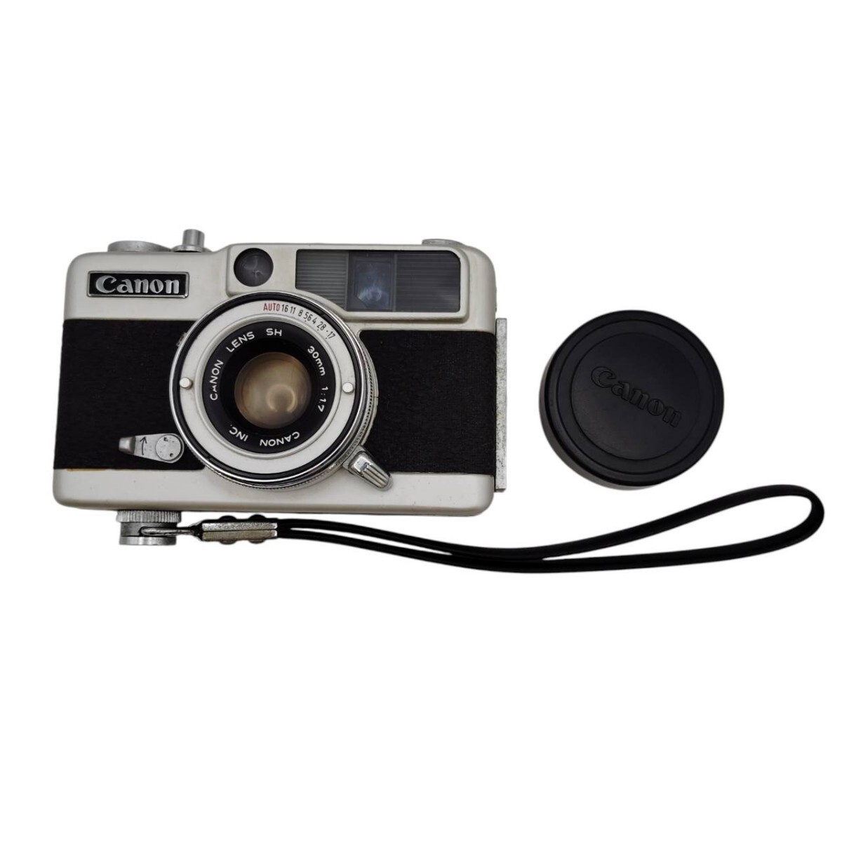 S-05708 Canon キヤノン demi デミ EE17 LENS SH 30mm F1.7 ハーフサイズカメラ フィルムカメラ レンジファインダー 動作未確認 現状品 035