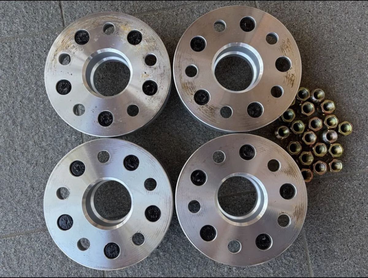 鍛造DURAXワイドトレッドスペーサー25ミリPCD120M14×1.5レクサスLS40アルファードヴェルファイア