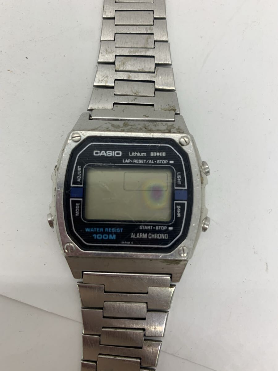【E/新771592】CASIO 548 W-760 036372 カシオ ベルト切れあり 腕時計 不動品 デジタル クォーツ