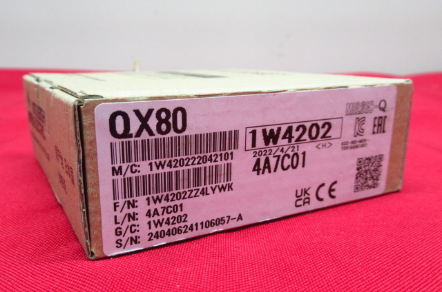 未使用 MITSUBISHI 三菱電機 QX80 シーケンサ 2022年製 管理8S0401F-B1