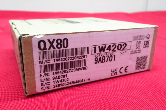 未使用 MITSUBISHI 三菱電機 QX80 シーケンサ 2022年製 管理8S0401G-B1