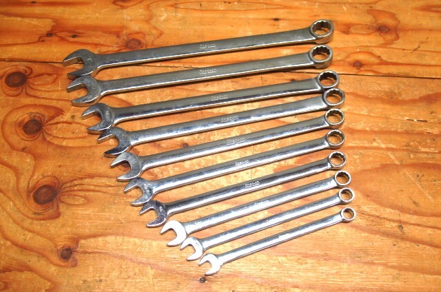 記名の彫りあり 10本セットsnap-on スナップオン oexl 32 30 28 26 24 22 20 18 16 14 旧ロゴ コンビネーションレンチ 管理8S0404D-A5