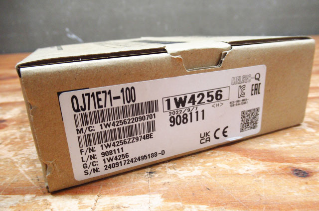未使用 MITSUBISHI 三菱電機 QJ71E71-100 2022年製 シーケンサ 管理8S0410C-A1