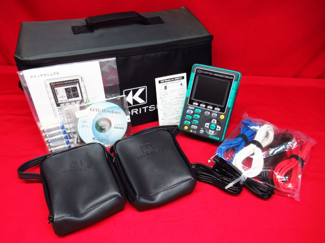 新品未使用 KYORITSU 共立電気計器 KEW6315 電源品質アナライザ クランプセンサ 電気計測 管理8k0401A-H8