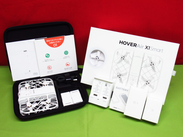 現状品 HoverAir ホバーエアー X1 Smart 飛行カメラ ドローン 99g ホワイト 機体登録不要 管理8k0402K-F1