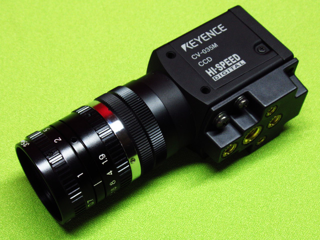 未使用品 KEYENCE キーエンス CV-035M レンズ付 デジタル倍速白黒カメラ 管理8k0402H-I4