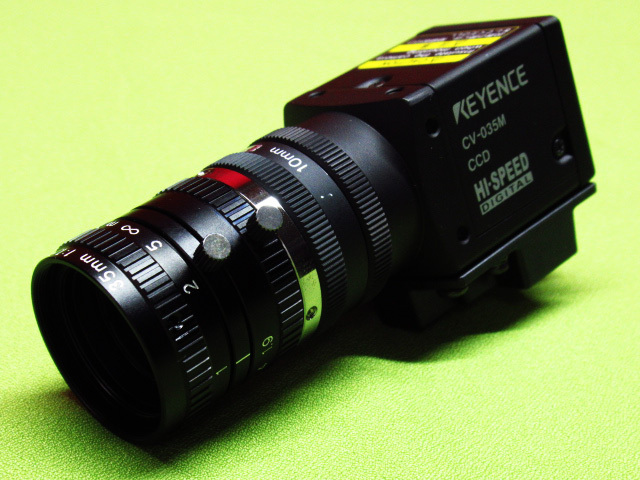 未使用品 KEYENCE キーエンス CV-035M レンズ付 デジタル倍速白黒カメラ 管理8k0402I-I4
