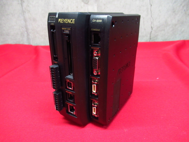 現状品 KEYENCE キーエンス CV-3000 デジタル画像センサ コントローラ 管理8T0404J-F5
