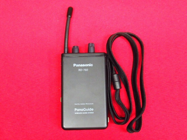 通電確認済み 現状品 Panasonic PanaGuide パナソニック パナガイド RD-760 ワイヤレス受信機 音響機器 管理8T0407K-F3