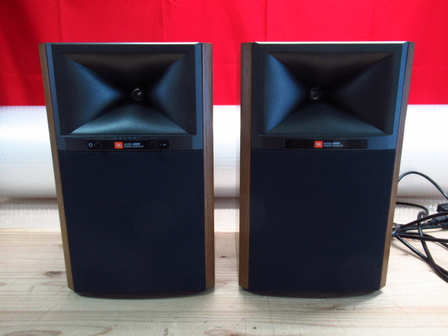 ペア JBL 4305P パワードスタジオモニタースピーカー 管理f0408a-G04