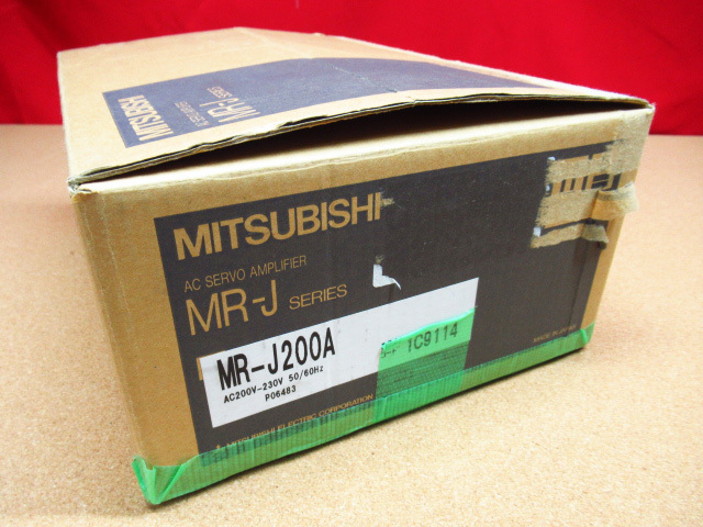 新品未使用 MITSUBISHI 三菱電機 MR-J200A サーボアンプ 管理8k0409U-H9