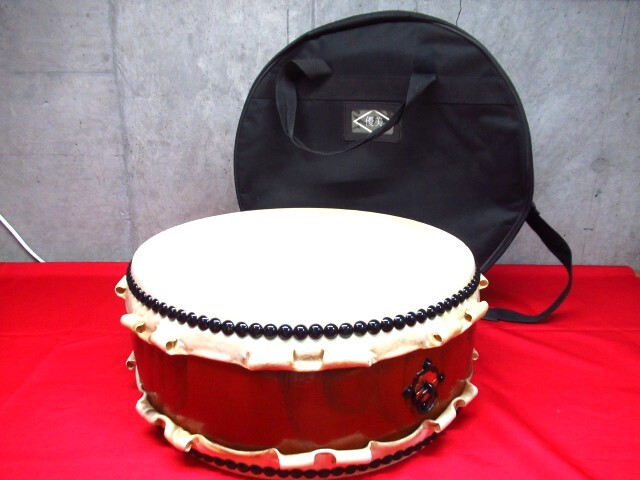 優美 平太鼓 打面約42.5cm 1.4尺 和太鼓 打楽器 管理8T0410C-J1