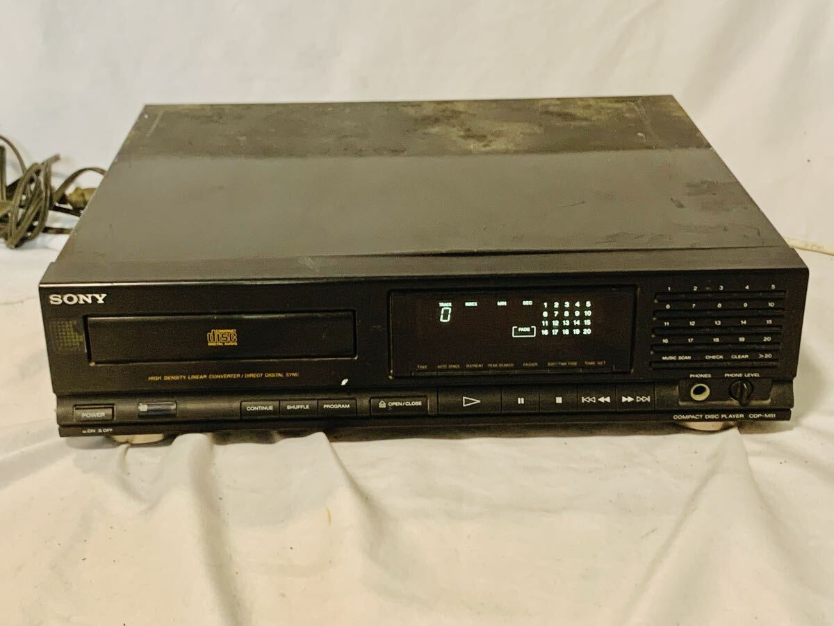 SONY CDP-M51 ソニー CDプレーヤー 動作品 