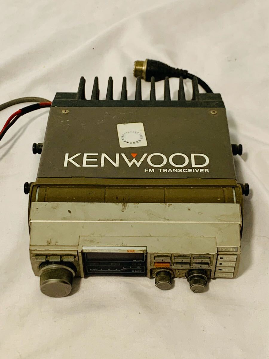 KENWOOD ケンウッド TM-411D 430MHz FM TRANSCEIVER トランシーバー DC 13.8V 6.9A 無線機 アマチュア無線