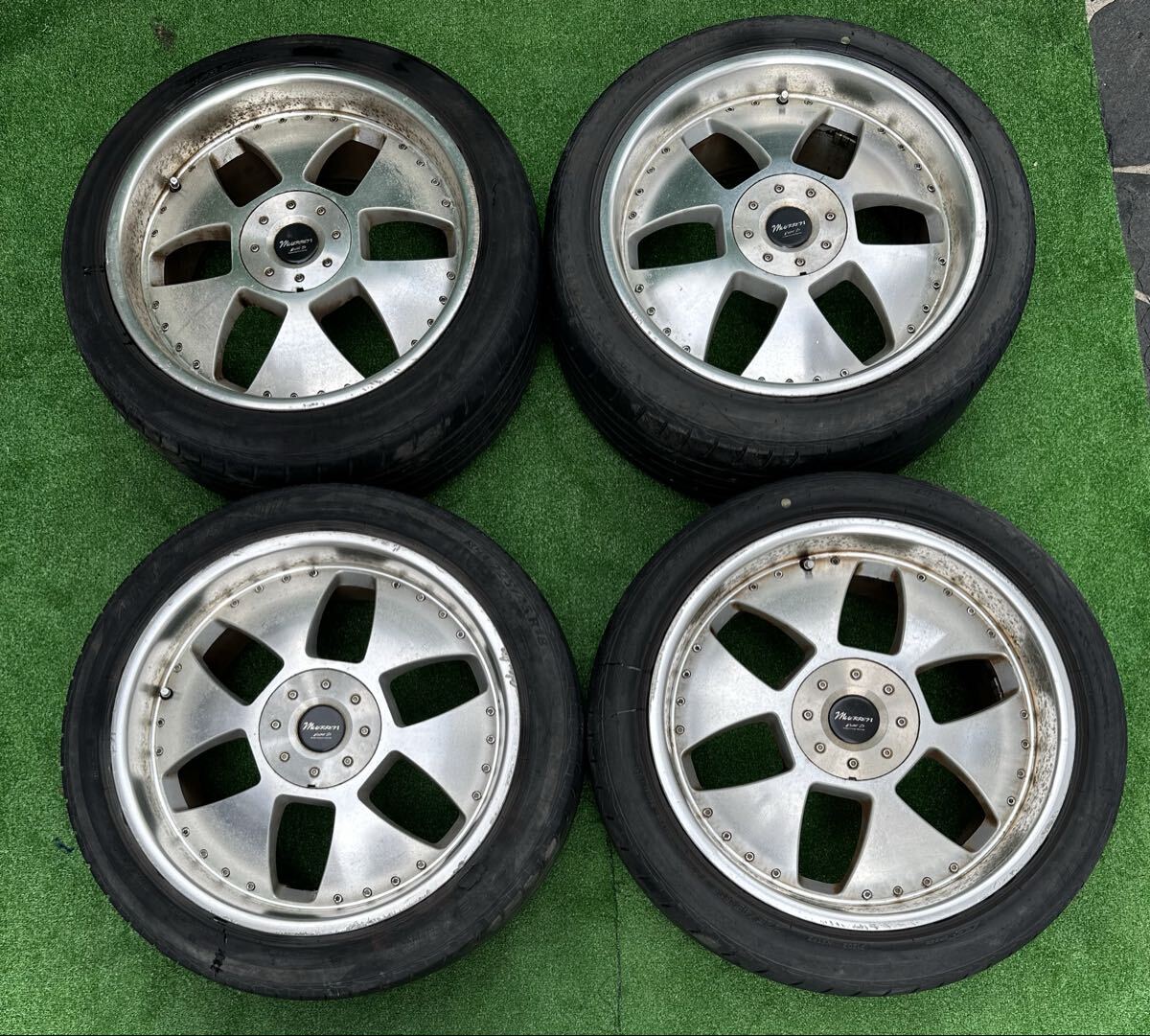 希少!SSR スピードスター18インチタイヤホイールセット/ホイール8J/オフセット37/PCD100/クラウン/アコード等