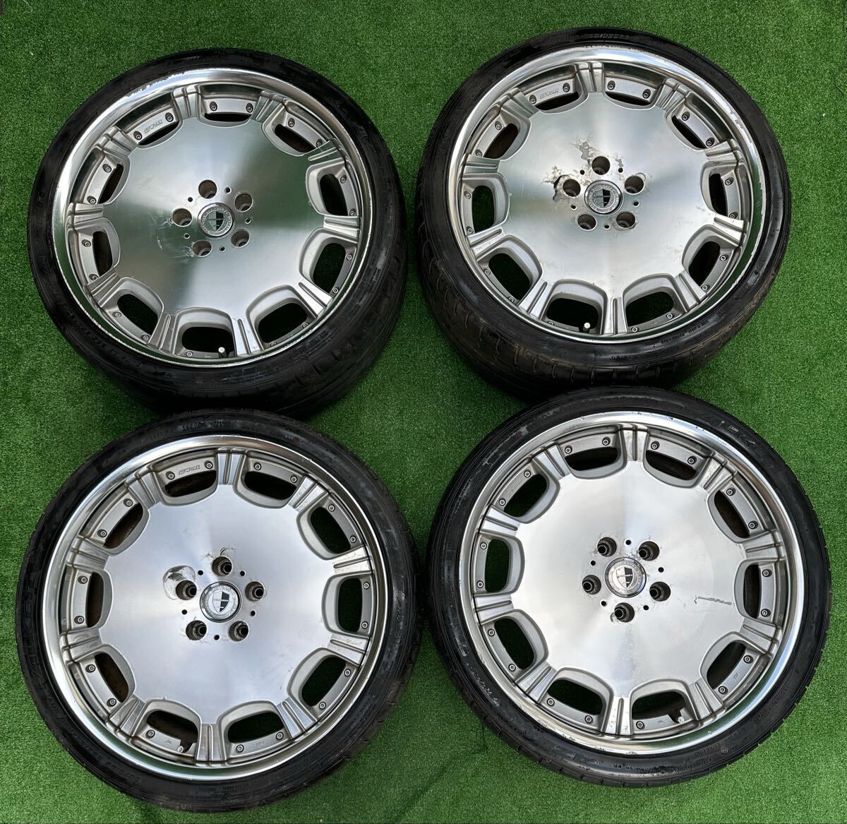 希少!Work ワーク シュヴァート20インチ. タイヤホイールセット/ホイール8J/PCD114.3/オフセット35/クラウン/スカイライン等