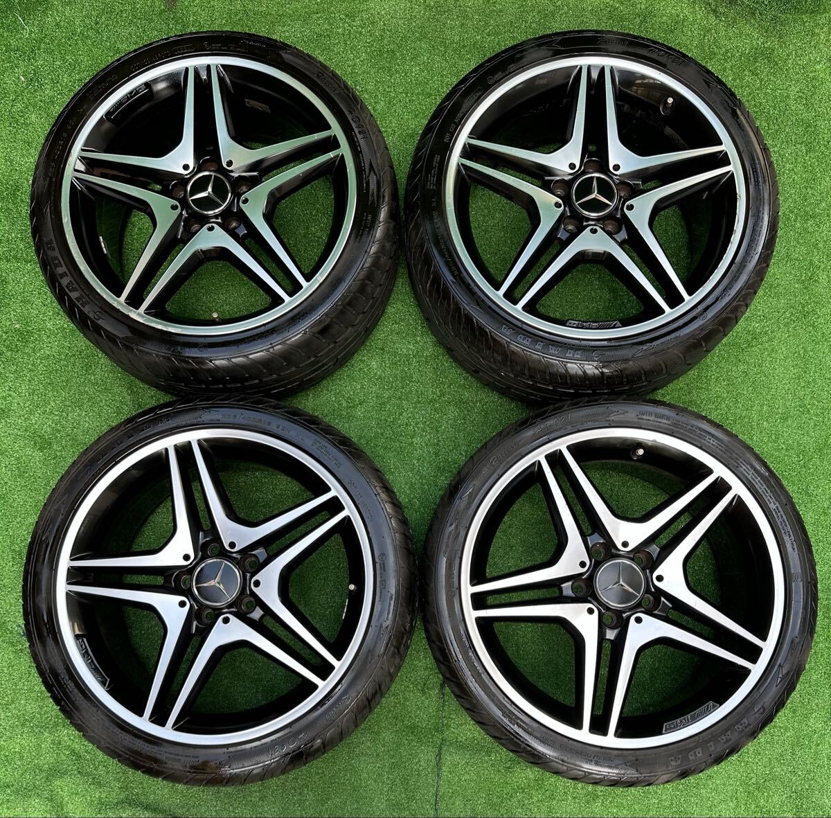 希少!メルセデス.ベンツ18インチタイヤホイールセット/ ホイール7J/オフセット52/PCD112/Aクラス/CLAクラス
