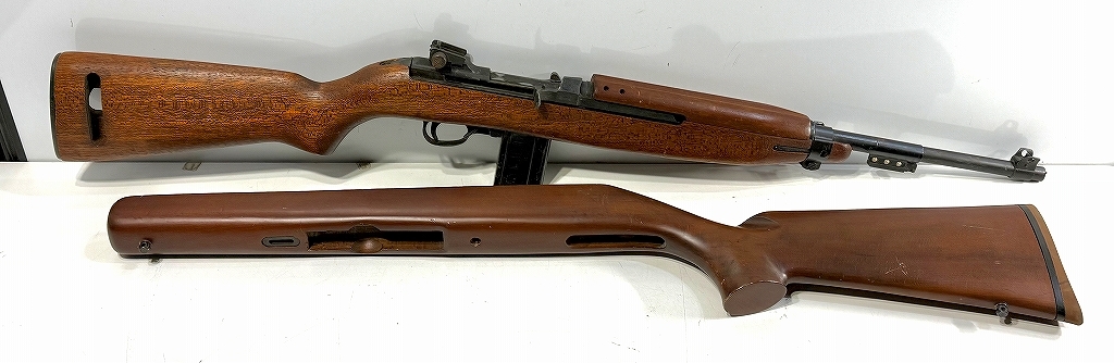 MGC 中古トイガン CMC M1カービン SMG刻印あり・メーカー＆対応モデル不明、銃床1本付属 痛みあり、修理・部品取り、ジャンク扱い