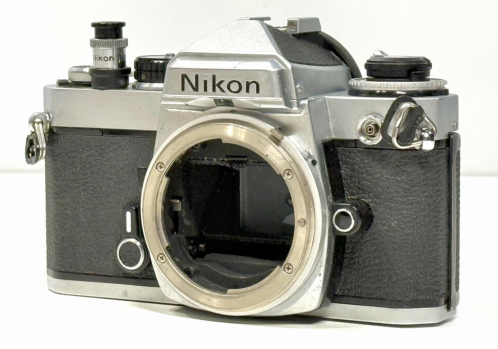  ニコン 中古フィルムカメラ Nikon FE、ソフトシャッターレリーズ(AR-1)付属、修理前提、ジャンク扱い