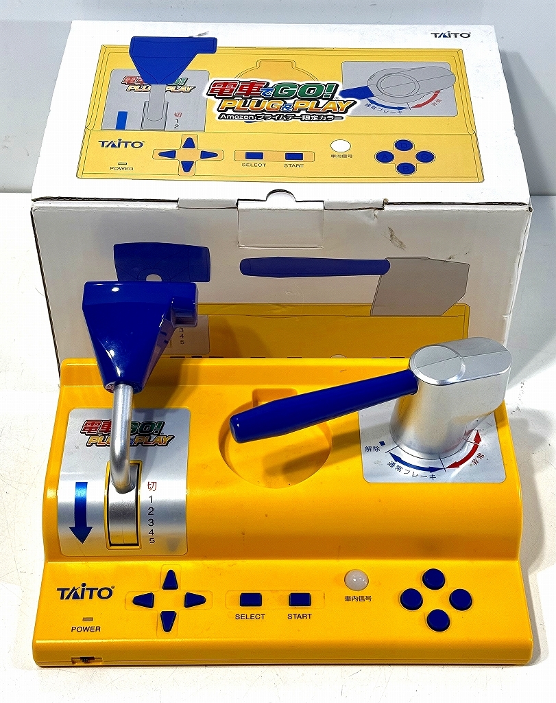 タイトー 中古ゲーム機 TAITO 電車でGO! PLUG＆PLAY Amazonプライムデー限定カラー 使用感あり、整備・修理前提品