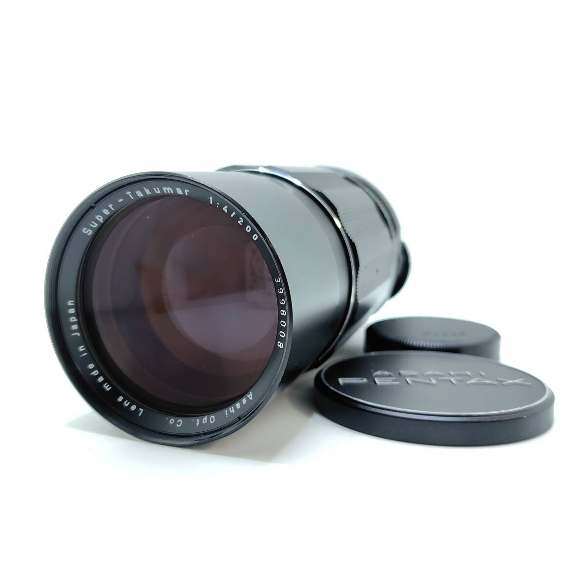 美品 Pentax ペンタックス Super-Takumar 200㎜ F4 MFレンズ M42マウント 訳アリ
