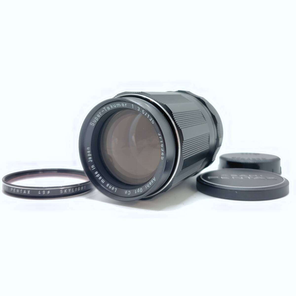 美品 Pentax ペンタックス Super-Takumar 135㎜ F3.5 MFレンズ M42マウント 動作OK