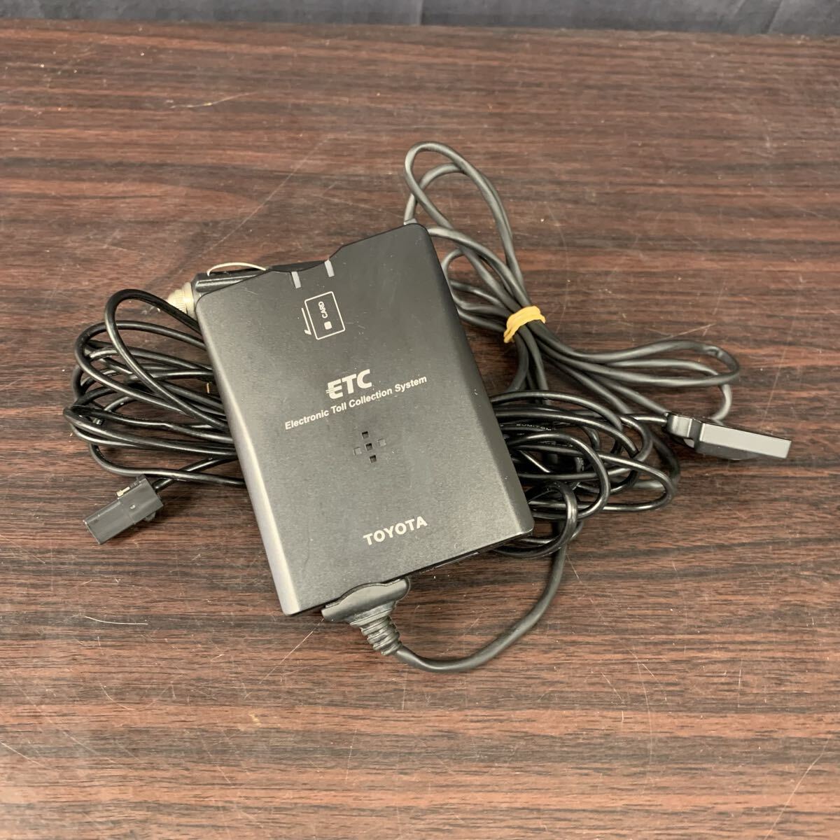 T TOYOTA トヨタ 純正 DENSO製 ETC車載器 08686-00200 12/24V アンテナ分離型 カー用品 車用品 現状品