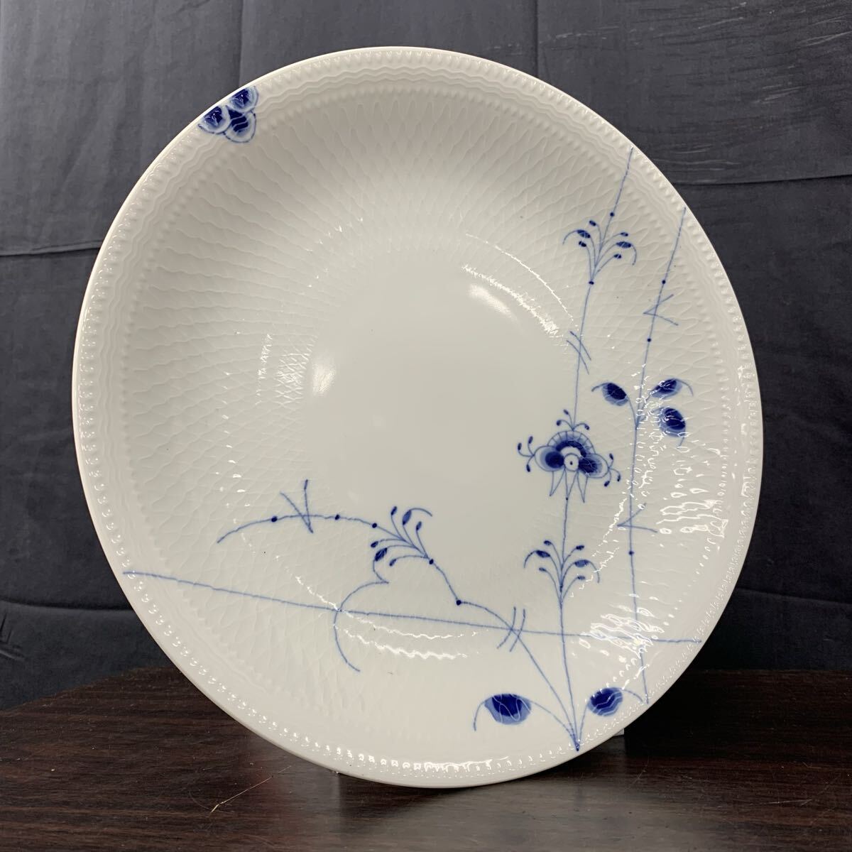 ROYAL COPENHAGEN ロイヤルコペンハーゲン ブルーパルメッテ 26cmプレート 大皿 洋食器 ブランド食器 テーブルウェア