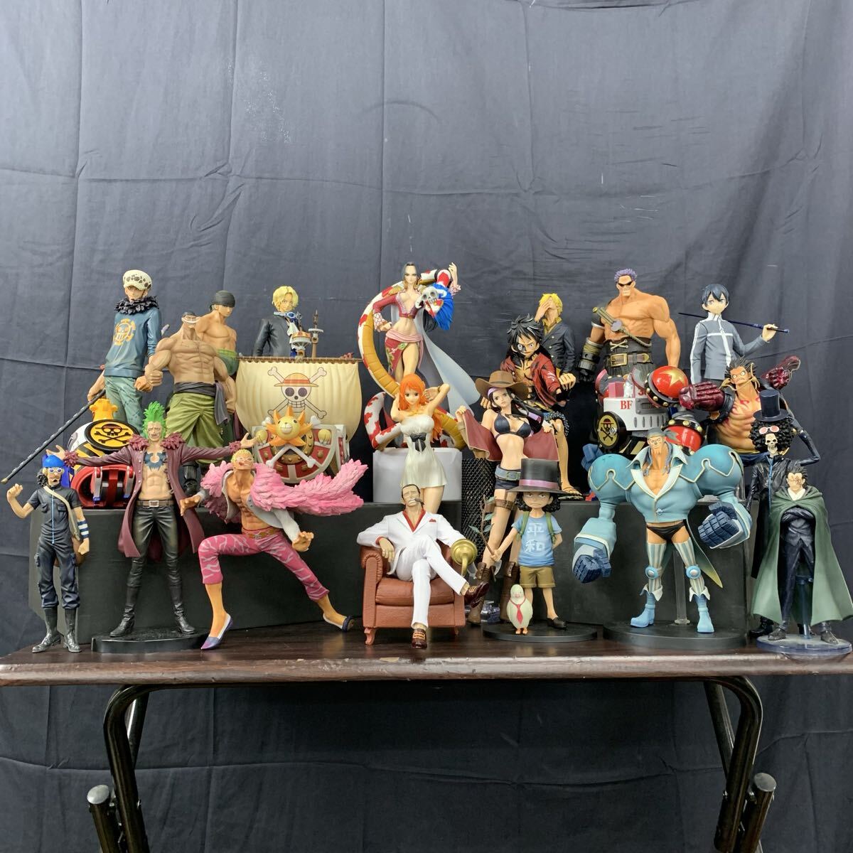 ● フィギュア22点まとめ！ゾロ サボ ナミ 白ひげ ロビン ルフィ サンジ フランキー ハンコック クロコダイル キリトetc… ワンピース SAO