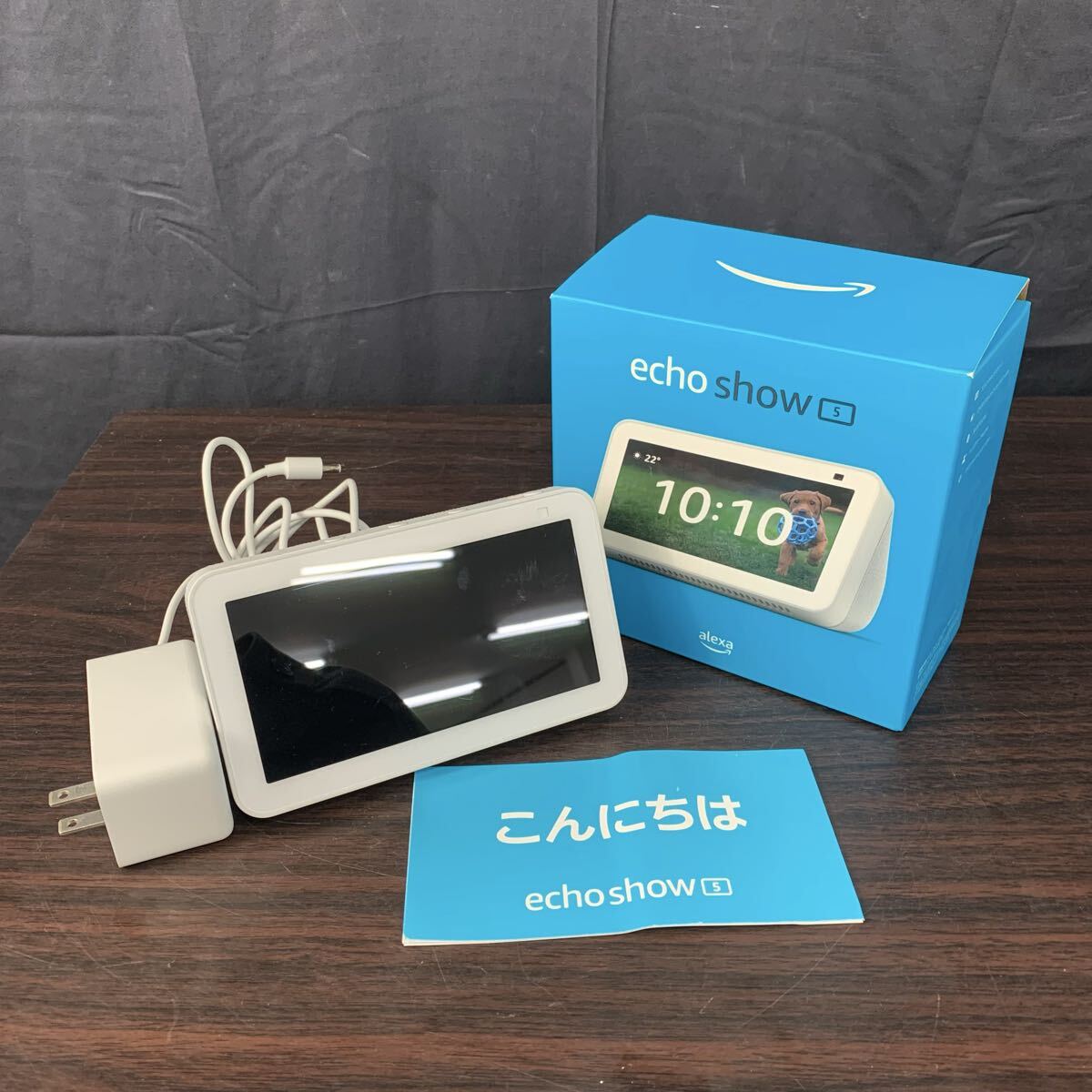 Amazon アマゾン 5.5インチスマートディスプレイ echo show5 エコーショー5 第2世代 C76N8S 箱/説明書付属 簡易動作確認済み 初期化済み