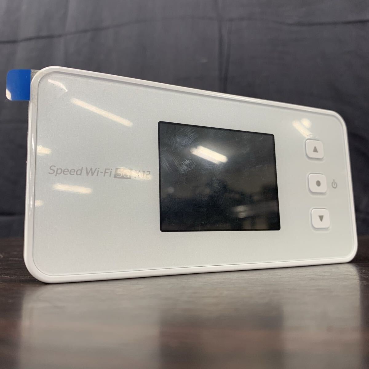 T KDDI モバイルルーター Speed Wi-Fi 5G X12 アイスホワイト NAR03 利用制限◯ 通電確認済み 初期化済み 周辺機器