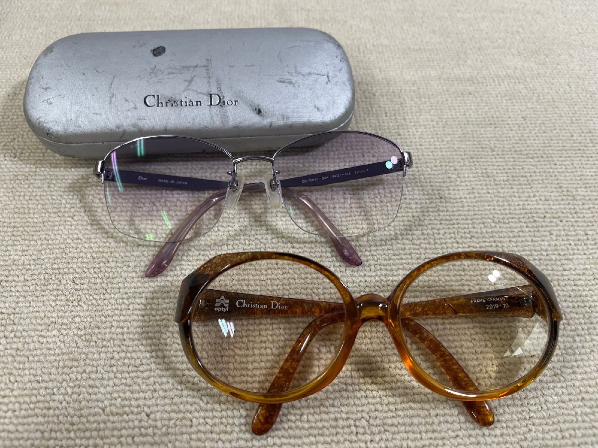 現状品 クリスチャンディオール メガネ サングラス 遠近両用 CD-7604J