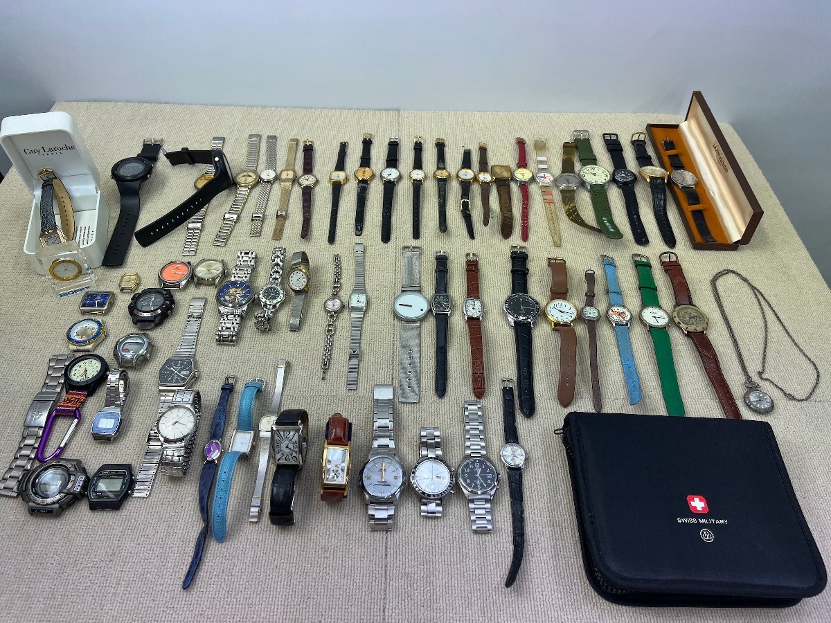 現状品 動作未確認 腕時計 まとめて 電波 シチズン セイコー カシオ アナスイ アルバ ニューマン レージースワン他