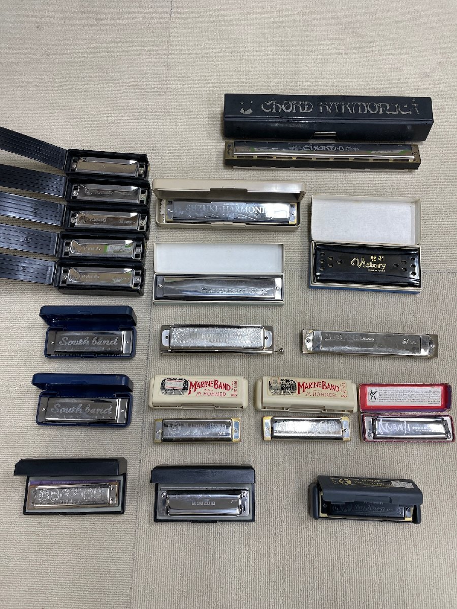 現状品 ハーモニカ まとめて19点 楽器 トンボ　TOMBO HARMONICA ホーナー M.HOHER スズキ SUZUKI 他