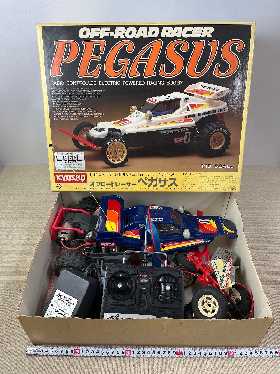 現状品 京商 ラジオコントロール 電動バギー ペガサス 1/10スケールオフロードレーサー ペガサス 2WD KYOSHO