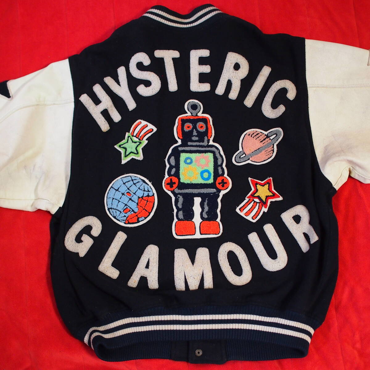 '84~'85年最初期ヴィンテージ!! HYSTERIC GLAMOUR スタジャン ヒステリックグラマー フルデコ ビンテージ レア アワード ジャケット 