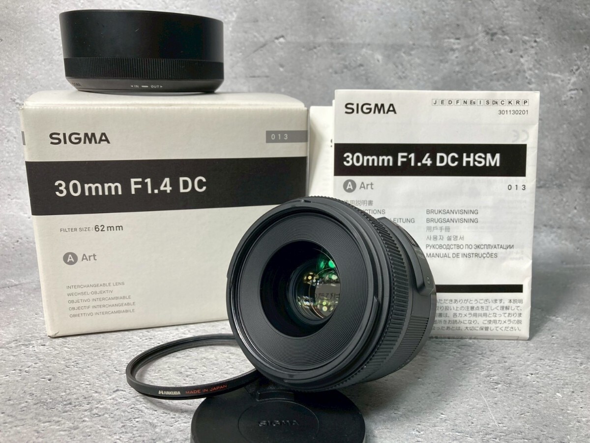 SIGMA シグマ 30mm F1.4 DC HSM キヤノンマウント Canon 元箱付属 #21