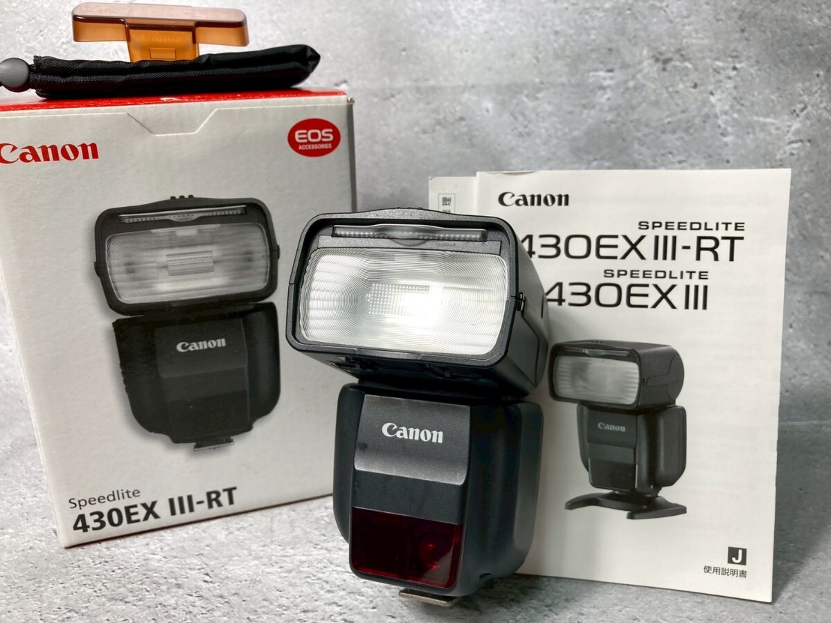 Canon キャノン SPEEDLITE 430EX III-RT ストロボ フラッシュ 元箱付属 #23