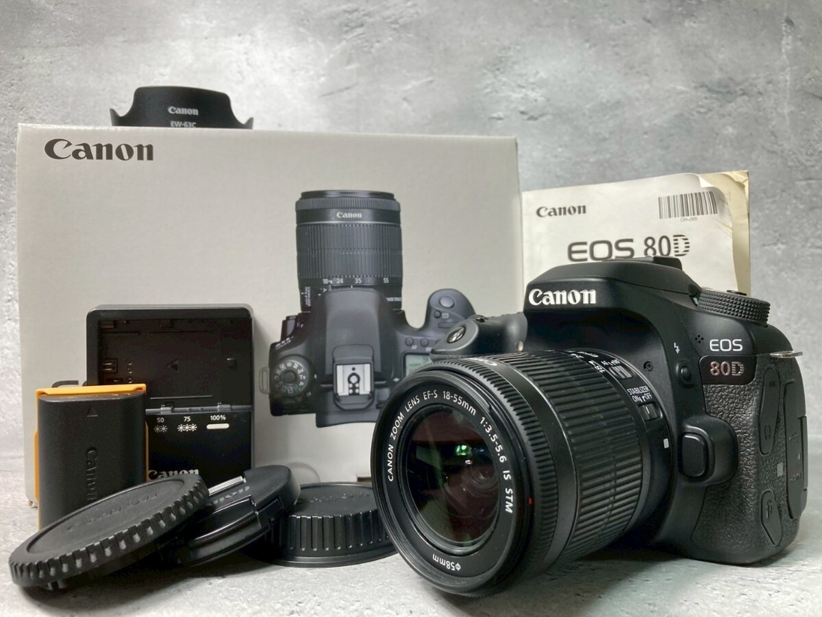Canon キヤノン EOS 80D レンズキット デジタル一眼レフカメラ 元箱付属 #29