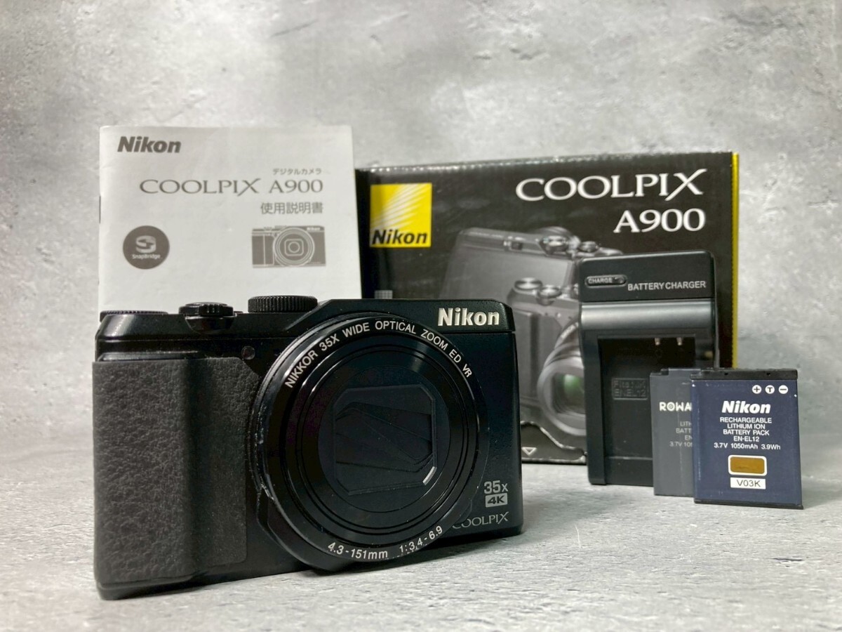 Nikon ニコン COOLPIX クールピクス A900 コンパクトデジタルカメラ 元箱付属 #32