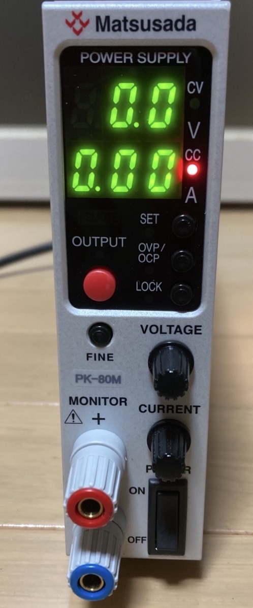 中古 松定プレシジョン 直流安定化電源（DC電源）PK-80M 
