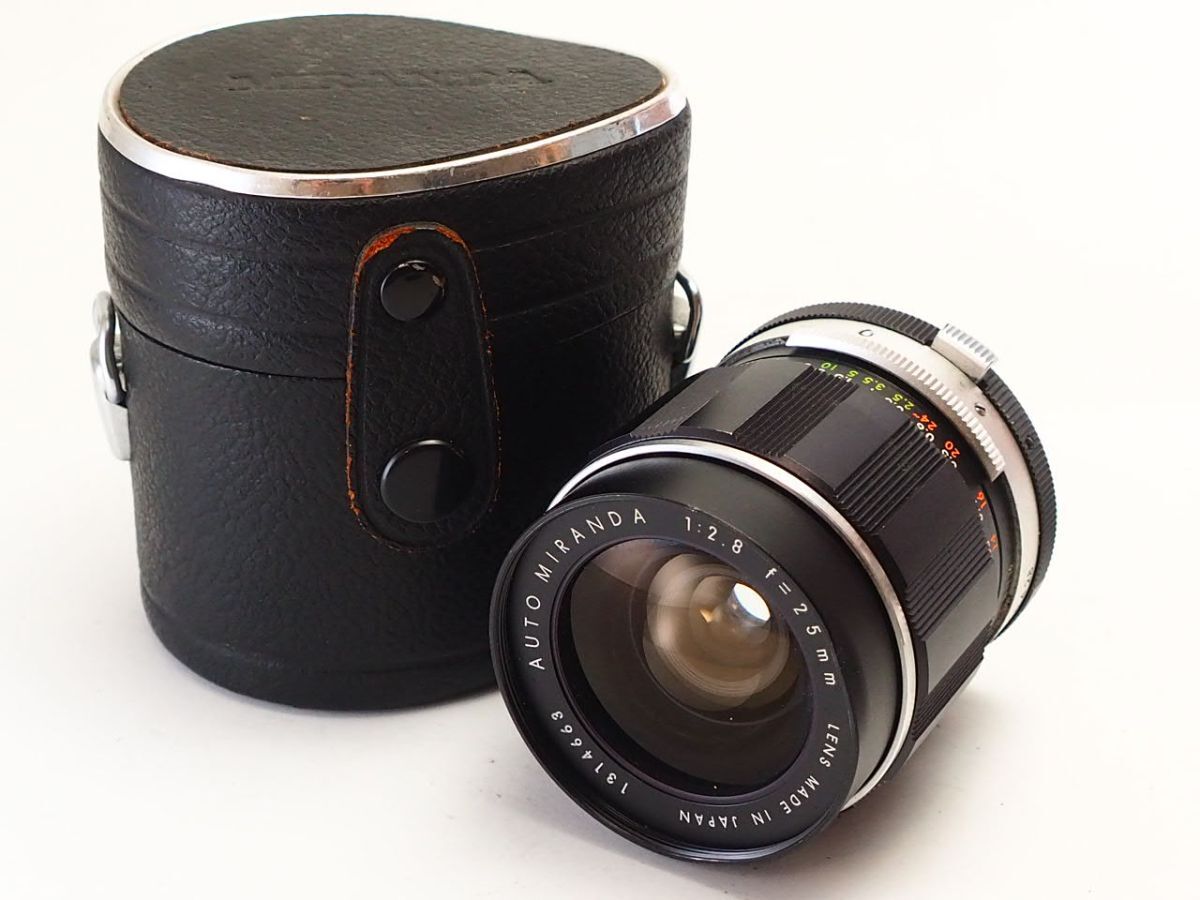 ★動作未確認★ ミランダ AUTO MIRANDA 25mm F2.8 ★希少ケース付き #Z1933