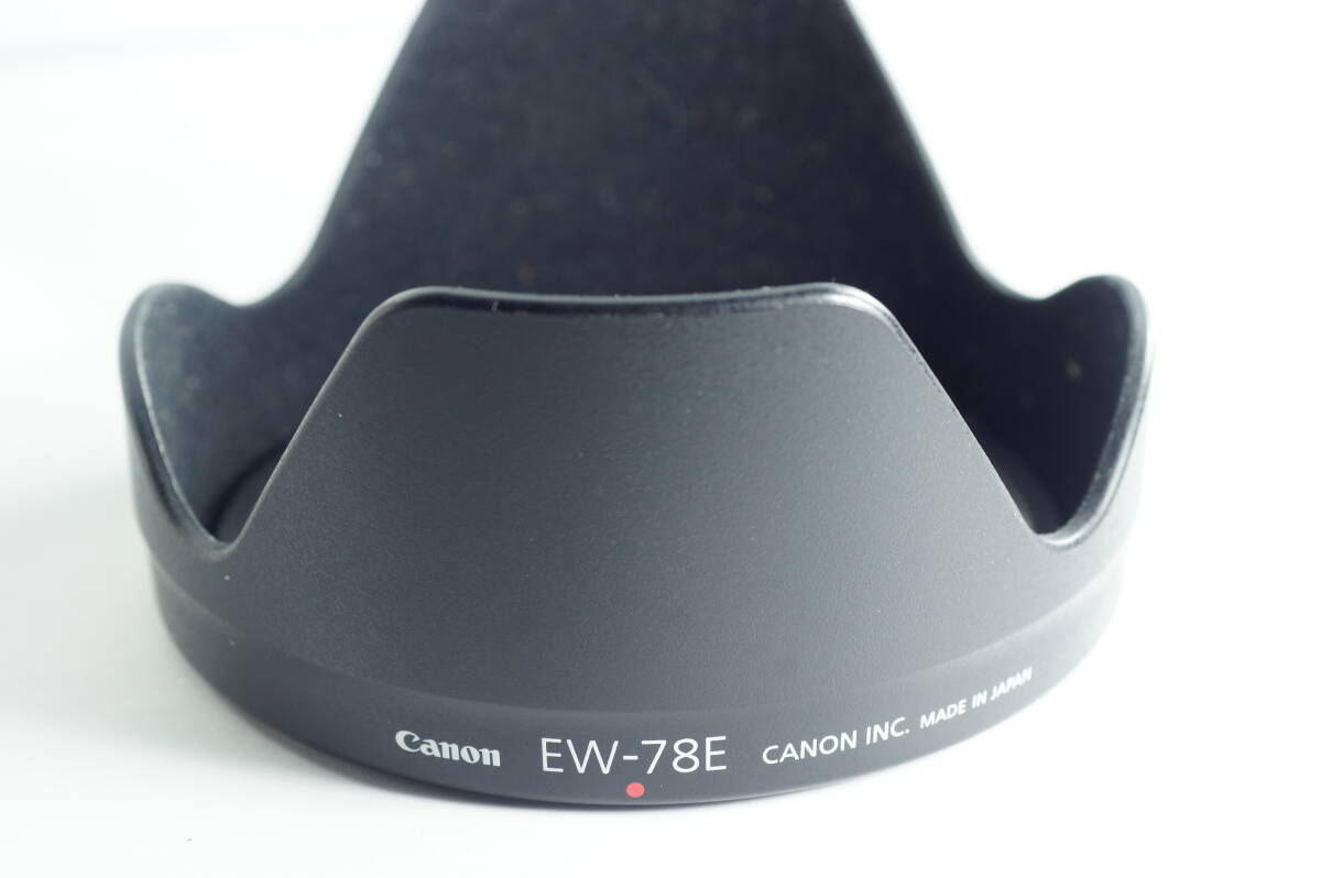 PH1群『キレイ』Canon EW-78E EF-S15-85mm F3.5-5.6 IS USM バヨネット式花形レンズフード LENS HOOD SHADE