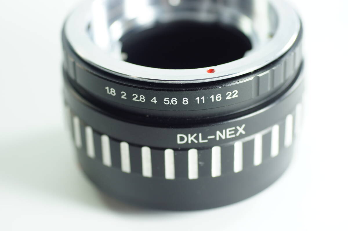 1021『キレイ』レンズマウントアダプタ向けVoigtlander Retina DKLマウントレンズto Sony・EマウントNEXカメラα NEXなどα NEXNEX