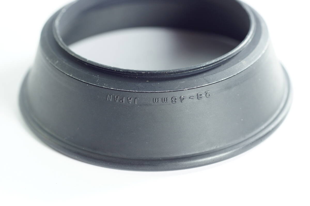 PHmini-03『キレイ』OLYMPUS オリンパス OM28-48mm F4用 ラバー レンズフード LENS HOOD