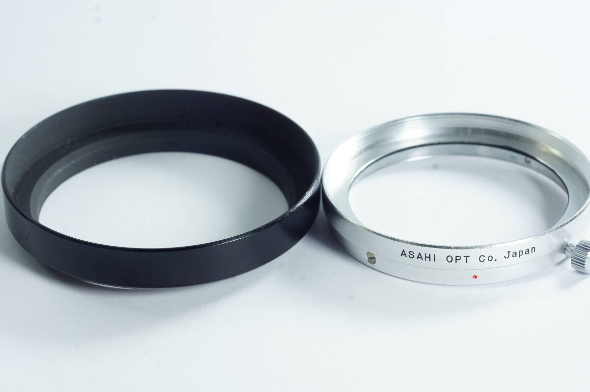 PHmini-03『キレイ』PENTAX ASAHI TAKUMAR 35mm F3.5 F4用 内径48mmカブセ式 レンズフード ペンタックス 初期タクマー