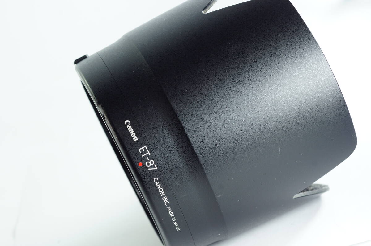 1058『キレイ』Canon ET-87 EF70-200mm F2.8L IS Ⅲ USM EF70-200mm F2.8L IS Ⅱ USM用 キヤノン レンズフード HOOD SHADE
